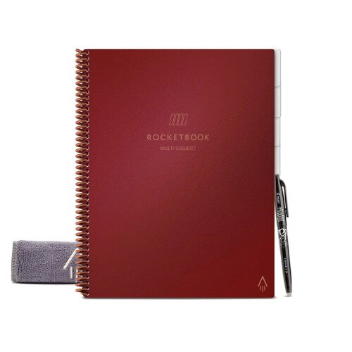 Rocketbook Multi Subject Notebook - Scarlet Sky