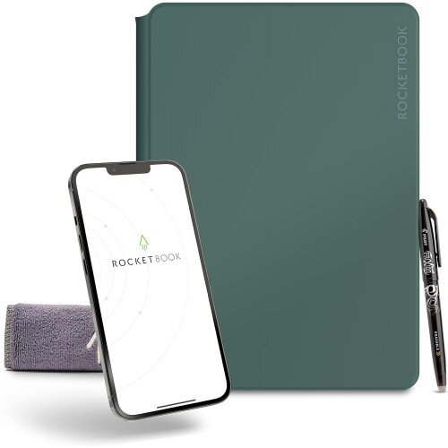 Rocketbook Pro Reusable & Eco-Friendly Notebook - Sage Green - Letter