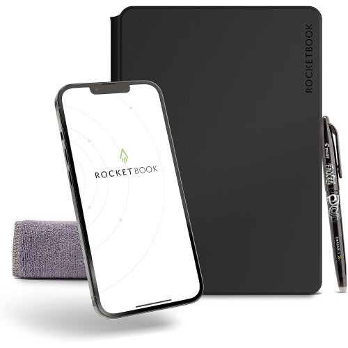 Rocketbook Pro Reusable & Eco-Friendly Notebook - Black - Executive