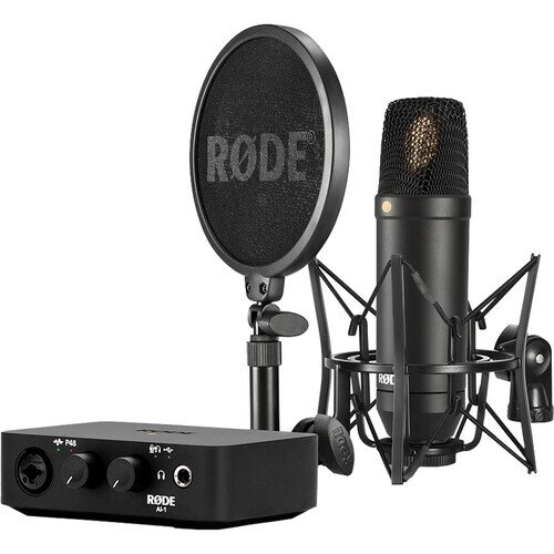 RODE NT1 and AI-1 Complete Studio Kit with Audio Interface
