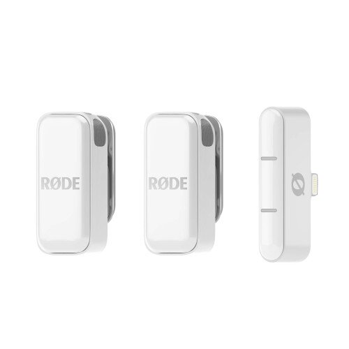 RODE Wireless Micro Ultra-Compact Wireless Microphone - White - Lightning