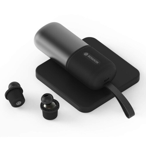 Rowkin Ascent Charge+ True Wireless Earbuds - Black