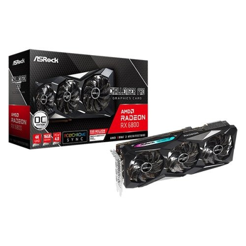 ASRock AMD Radeon RX 6800 Challenger Pro 16G OC Graphics Card