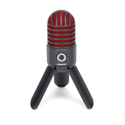 Samson Meteor Mic USB Studio Condenser Microphone - Black and Red