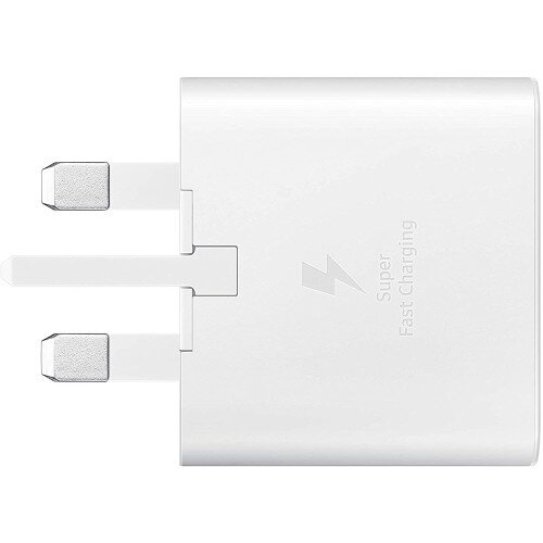 Samsung 25W PD Adapter (USB-C) (Without Cable) - White