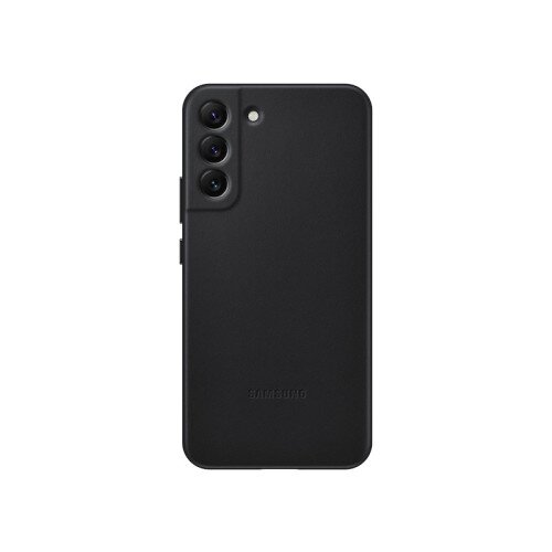 Samsung Galaxy S22+ Leather Cover - Black