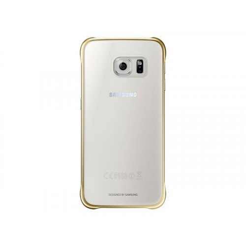 Samsung Galaxy S6 Protective Cover - Clear Gold