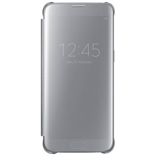 Samsung Galaxy S7 edge SView Flip Cover - Silver