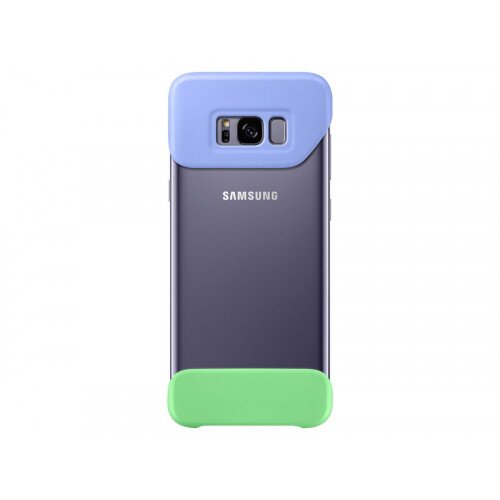 Samsung Galaxy S8+ Two Piece Cover - Violet/Green
