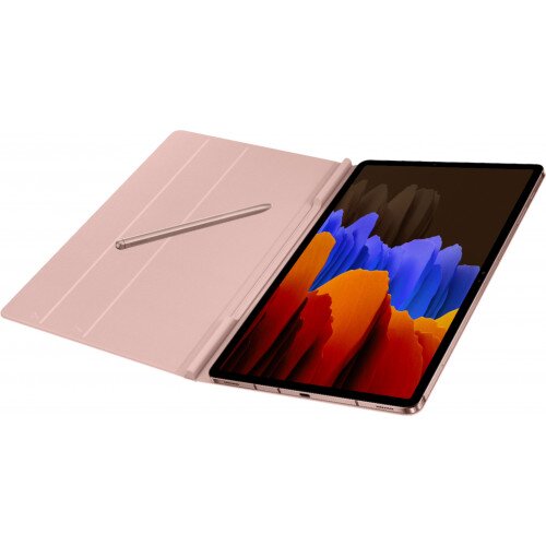 Samsung Galaxy Tab S7+ Book Cover - Mystic Bronze