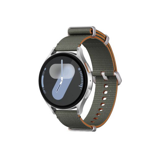 Samsung Galaxy Watch7 Smartwatch - 44mm - Green - Small/Medium - Athleisure - Silver