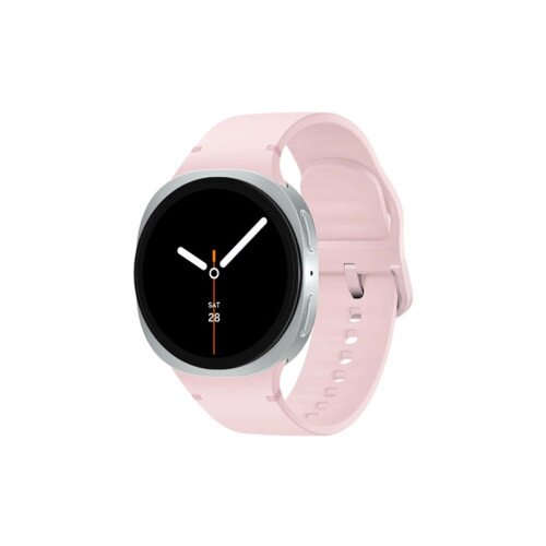 Samsung Galaxy Watch8 - Silver - 44mm - Pink - Medium/Large