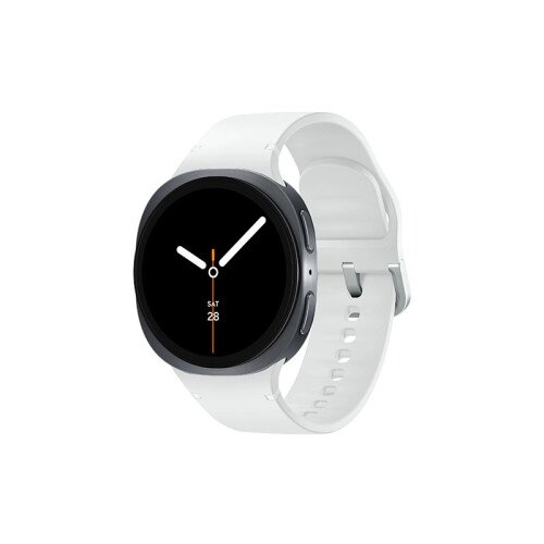 Samsung Galaxy Watch8 - Graphite - 40mm - White - Small/Medium