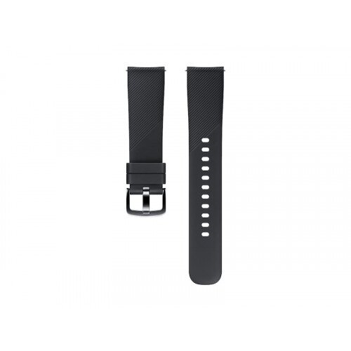 Samsung Silicone Band for Galaxy Watch 42mm & Gear Sport - Black
