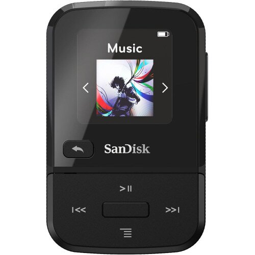 SanDisk Clip Sport Go Mp3 Player - 16GB - Black