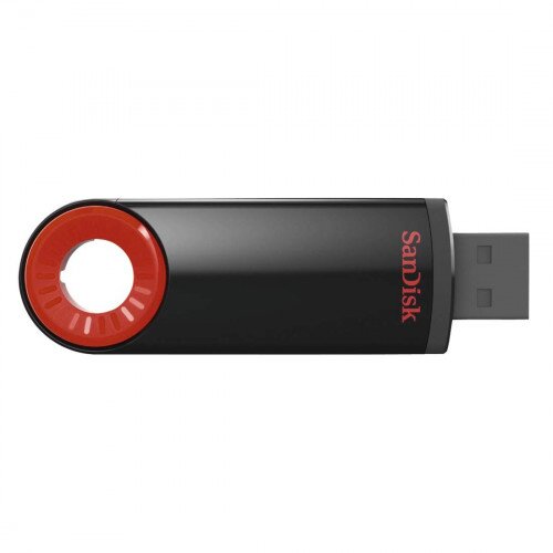 SanDisk Cruzer Dial USB Flash Drive - Black - 64GB