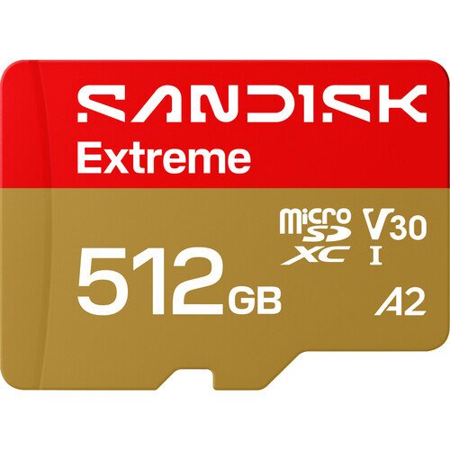 SanDisk Extreme microSD UHS-I Card - 512GB