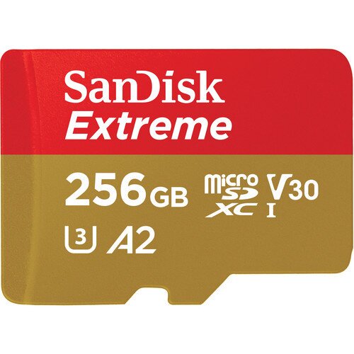 SanDisk Extreme microSDXC UHS-I Card - 256GB