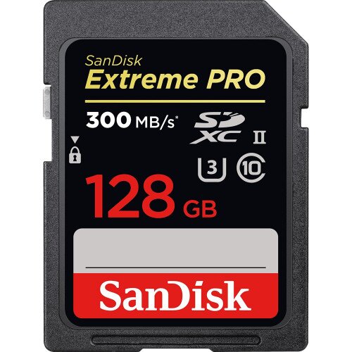 SanDisk Extreme PRO SD UHS-II Card - 128GB