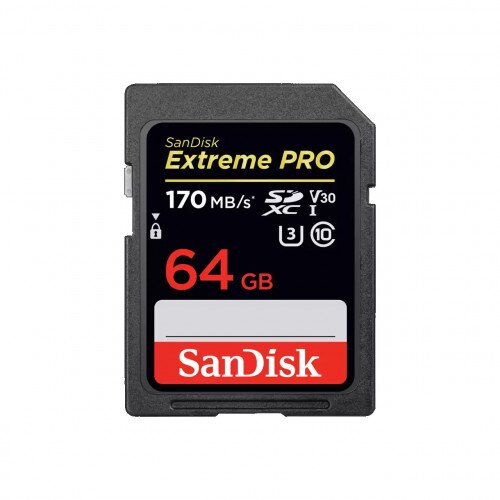 SanDisk Extreme PRO SDHC And SDXC UHS-I Card - 64GB