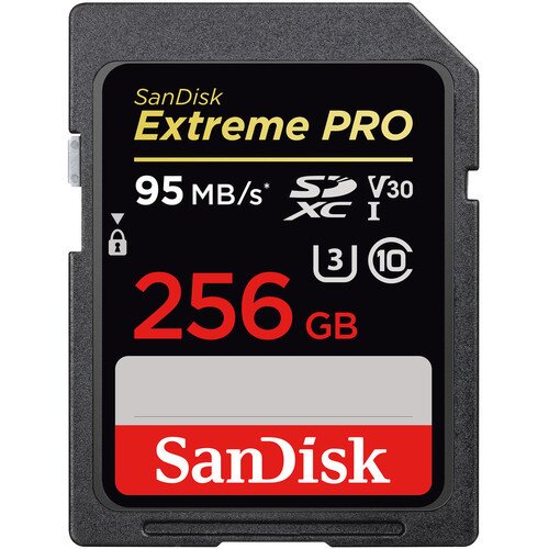 SanDisk Extreme PRO SDHC / SDXC UHS-I Memory Card - 256GB