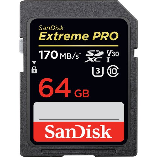 SanDisk Extreme PRO SDXC UHS-I Memory Card 170 MB/s