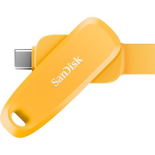 SanDisk Phone USB 3.2 Gen 1 Flash Drive for Android - 128GB - Yellow Daffodil