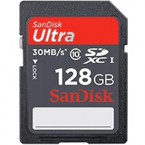 SanDisk Ultra SDXC 30MB/s Card - 128GB
