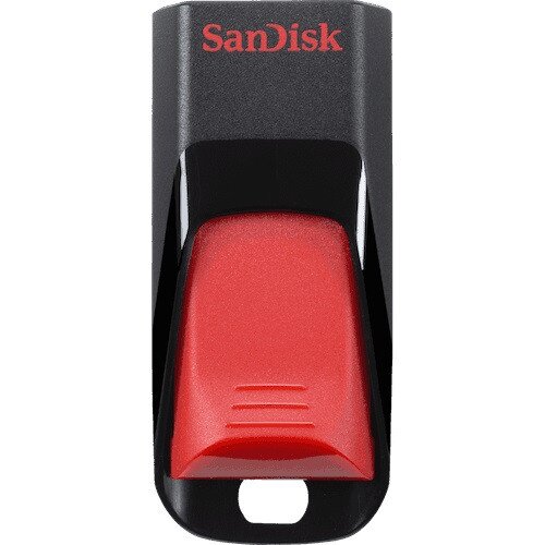 SanDisk Cruzer Edge USB Flash Drive - 8GB - Red