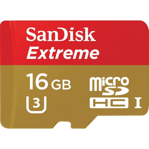 SanDisk Extreme MicroSD UHS-I Memory Card - 16GB