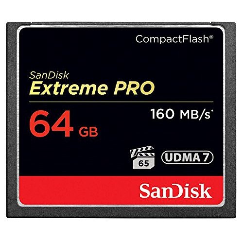 SanDisk Extreme Pro CompactFlash Memory Card - 64GB