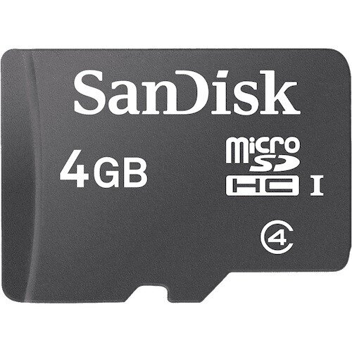 SanDisk Micro SDHC Memory Card - 4GB