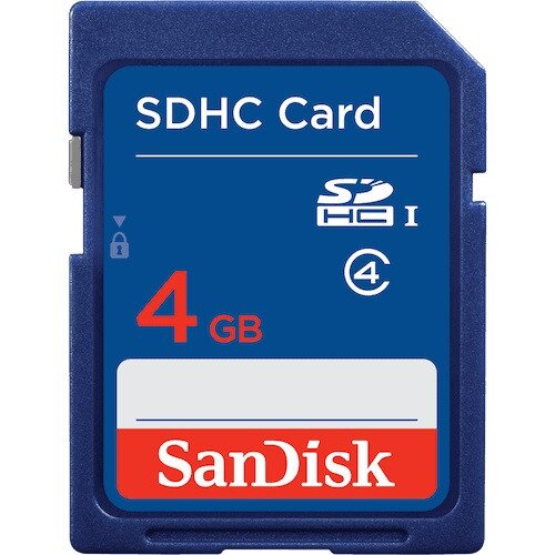SanDisk SDHC / SDXC Memory Card - 4GB
