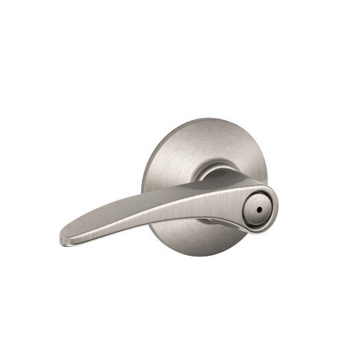 Schlage Manhattan Lever Bed & Bath Lock - Satin Nickel