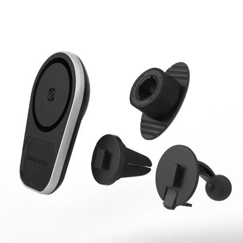 Scosche MagicMount Pro Charge5 Dash/Vent MagSafe Compatible Magnetic Wireless Charging Phone Mount