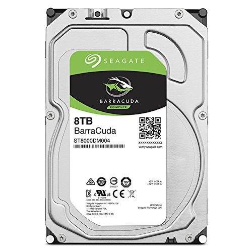 Seagate Barracuda 3.5-Inch Internal Hard Drive - 8TB - 256MB - 5400RPM