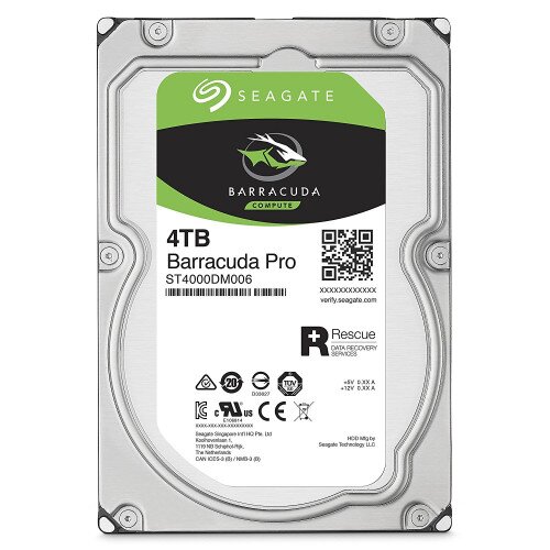 Seagate BarraCuda Pro 3.5-Inch Internal Hard Drive - 4TB