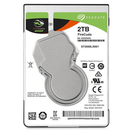 Seagate FireCuda 2.5-Inch Internal Hard Drive - 2TB