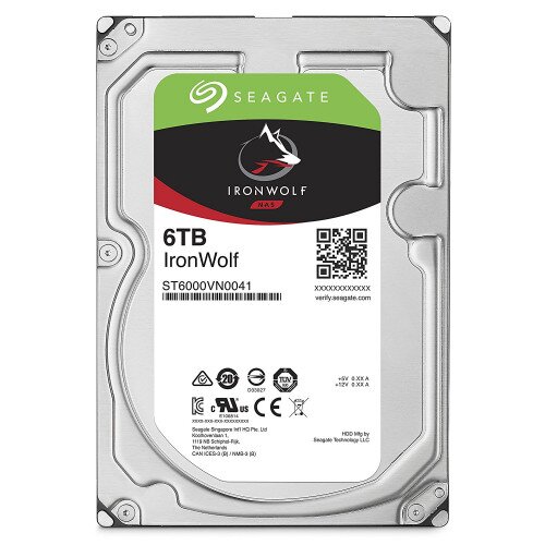 Seagate IronWolf Internal Hard Drive - 6TB - 128MB -7200RPM