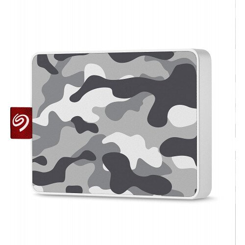 Seagate One Touch Ultra-small Usb 3.0 External SSD Special Edition - 500GB - Camo Gray/White