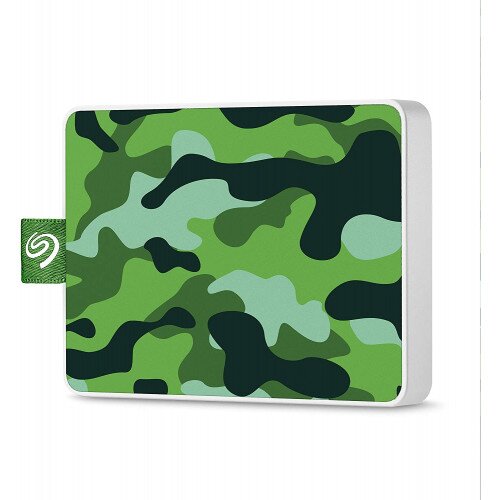Seagate One Touch Ultra-small Usb 3.0 External SSD Special Edition - 500GB - Camo Green