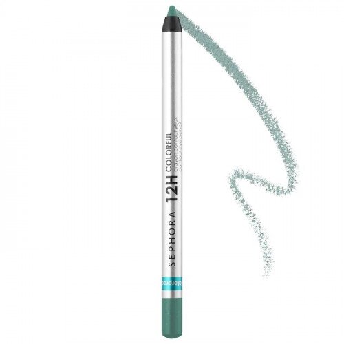 SEPHORA COLLECTION 12 Hour Colorful Contour Pencil Eyeliner - 60 Fresh Mint - Glitter Finish