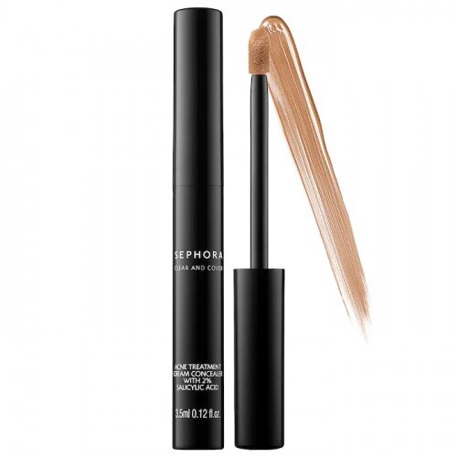 SEPHORA COLLECTION Clear and Cover Acne Treatment Cream Concealer - Amber