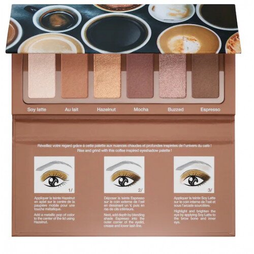 SEPHORA COLLECTION Eyestories Eyeshadow Palette - Caffeine, Please! - Warm Neutrals & Smokey Browns