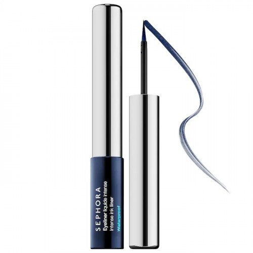 SEPHORA COLLECTION Intense Ink Liquid Waterproof Eyeliner - Satin Finish - Satin Dark Navy - Navy blue