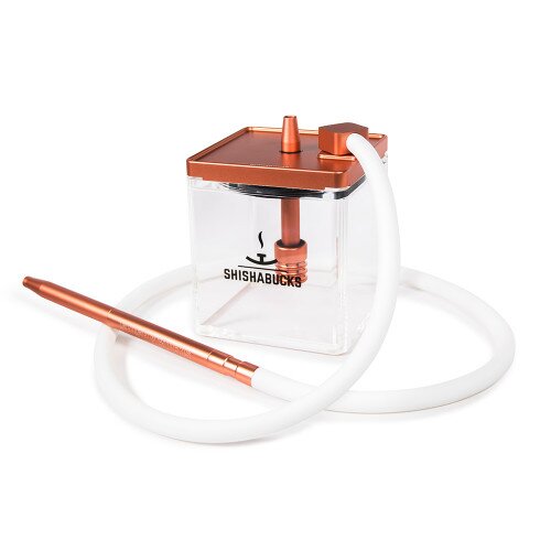 Shishabucks Cloud Micro + Sky Bowl + Stratus - Peach Gold - Red Bowl - Mini (10-15g) - Regular Stratus