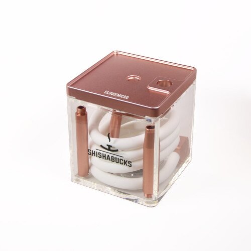 Shishabucks Cloud Micro + Sky Bowl + Stratus - Rose Gold - Grey Bowl - Mini (10-15g) - Regular Stratus