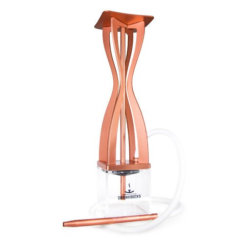 Shishabucks Cloud One + Sky Bowl + Stratus - Peach Gold - Gold Bowl - Regular (20-25g)