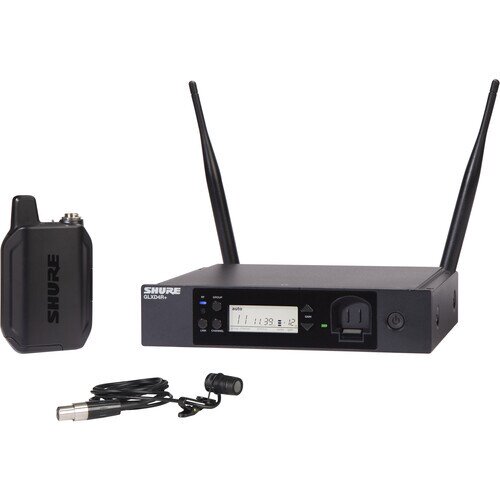 Shure GLXD14R+/85 Digital Wireless Rack System with WL185 Lavalier Microphone