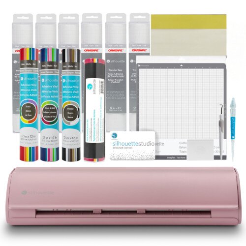 Silhouette Cameo 5 Cutting Machine - Starter Bundle - Pink